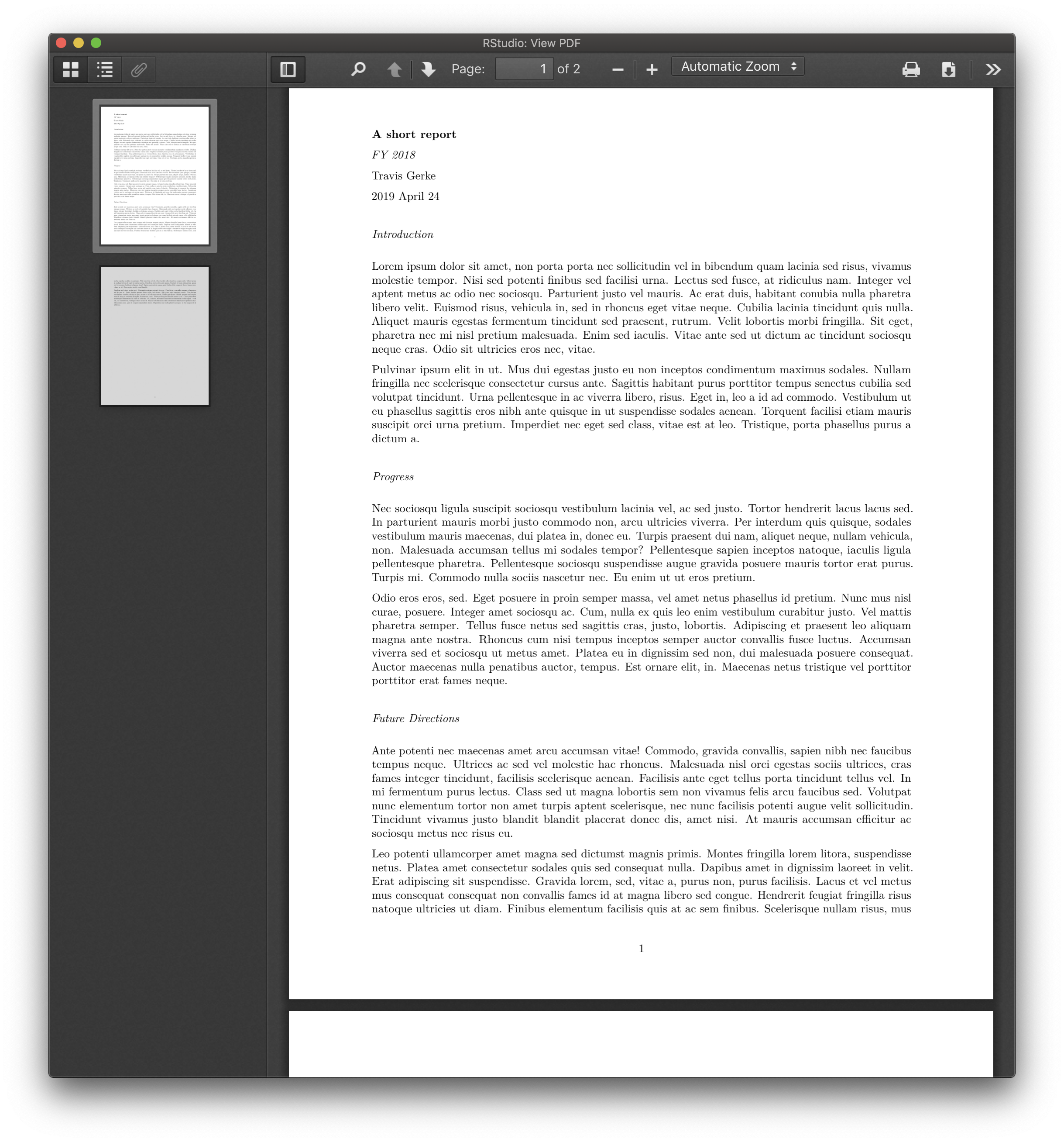 Gerke Lab  Modifying R Markdown